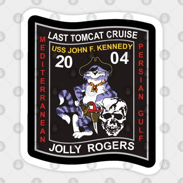 Jolly Rogers - VF84 Tomcat Sticker by MBK